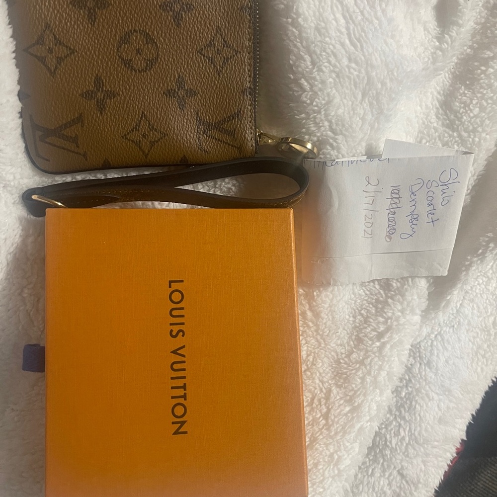 Louis Vuitton trio square pouch and strap